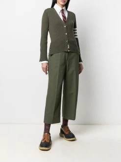 Thom Browne cropped cotton utility trousers
