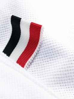 Thom Browne bi-colour polo shirt dress