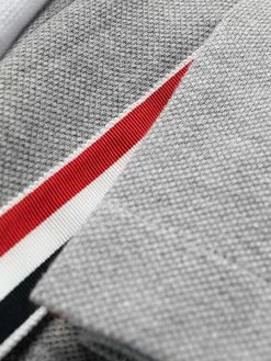 Thom Browne bi-colour polo shirt dress