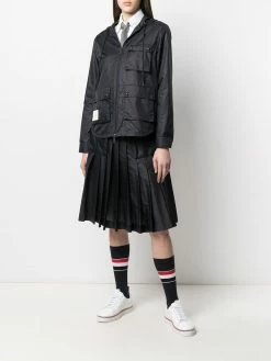 Thom Browne zip-up hooded jacket
