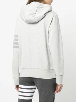 Thom Browne ZIP UP HOODIE IN CLASSIC LOOPBACK W/ TONAL 4 BAR performance sweatshirts & hoodies of women 8 Thom Browne ZIP UP HOODIE IN CLASSIC LOOPBACK W/ TONAL 4 BAR