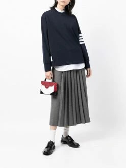 Thom Browne 4-Bar crew-neck sweatshirt