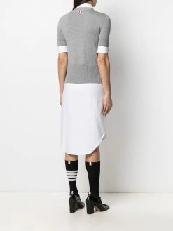 Thom Browne Short sleeve V neck cardigan shirtdress day dresses of women 10 Thom Browne short-sleeve V-neck cardigan shirtdress