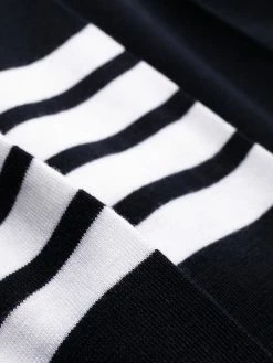 Thom Browne 4 Bar stripe pleat detail knitted dress sweater dresses of women 13 Thom Browne 4-Bar stripe pleat-detail knitted dress