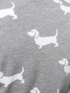 Thom Browne Hector 4 Bar intarsia knit cardigan cardigans of women 9 Thom Browne Hector 4-Bar intarsia-knit cardigan