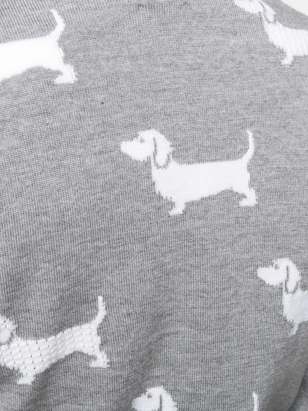 Thom Browne Hector 4 Bar intarsia knit cardigan cardigans of women 5 Thom Browne Hector 4-Bar intarsia-knit cardigan