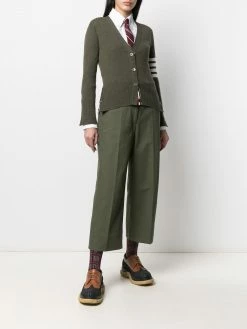 Thom Browne 4-Bar classic V-neck cardigan