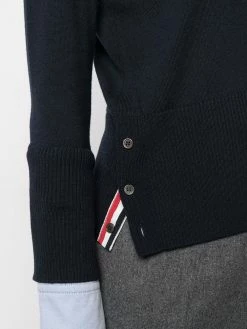 Thom Browne Crew neck cardigan shirt combo cardigans of women 9 Thom Browne crew neck cardigan-shirt combo
