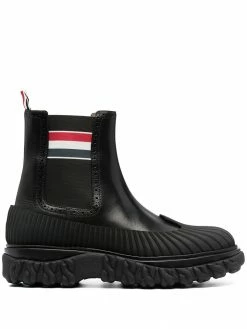 Thom Browne chelsea boot with chunky rubber-sole detail