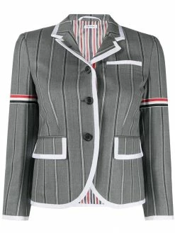 Thom Browne vertical-stripe sports blazer