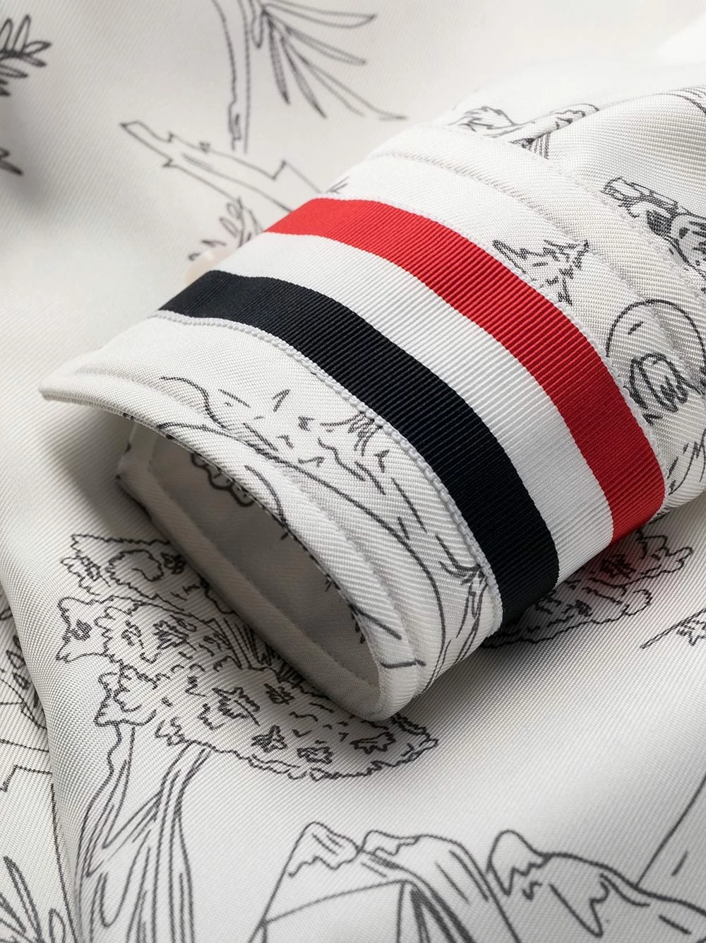 Thom Browne Animal print pleated shirt dress day dresses of women 7 Thom Browne animal print pleated shirt dress