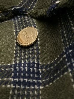 Thom Browne madras-check trench coat