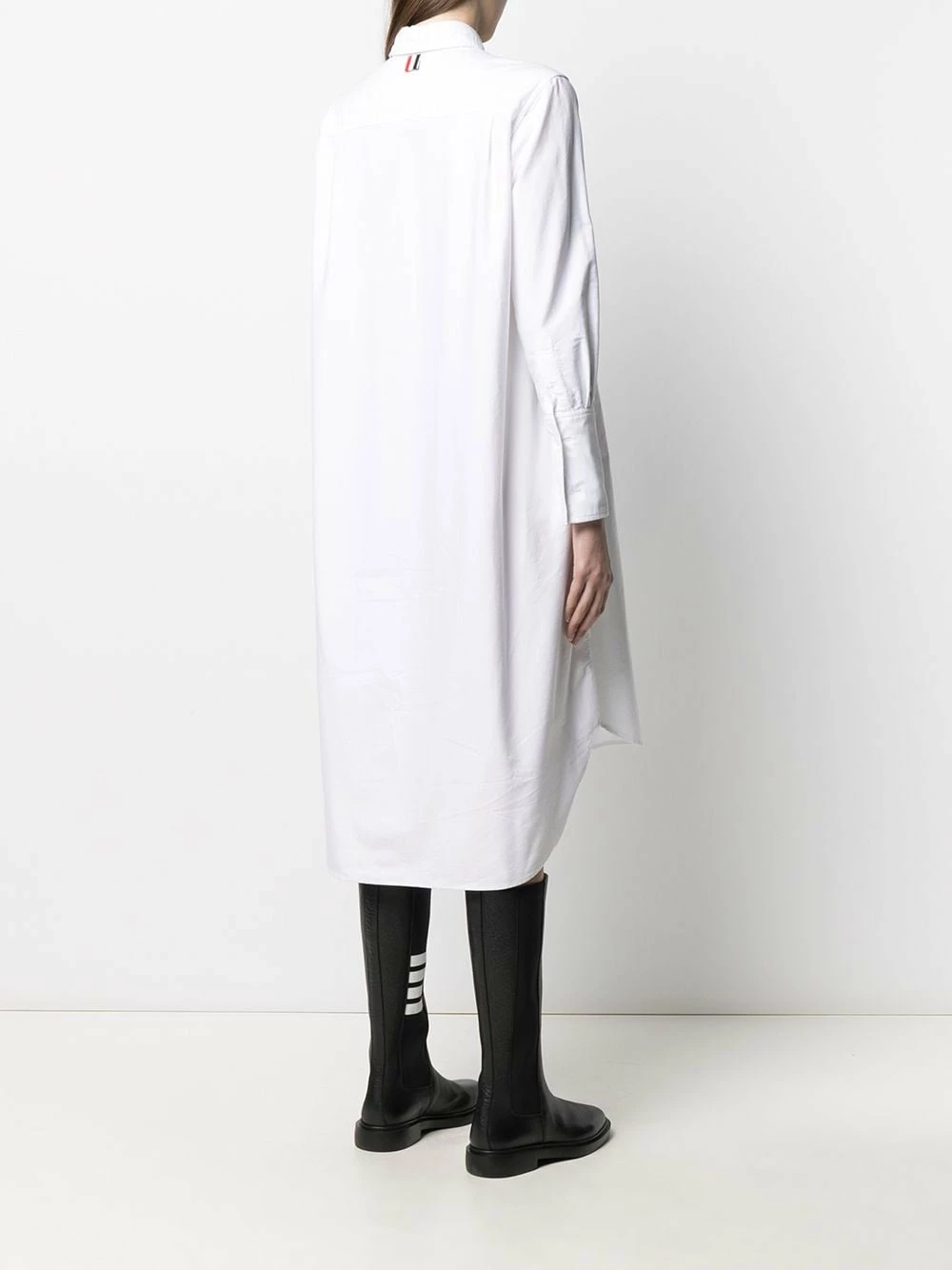 Thom Browne Tie fastening long sleeve shirt dress day dresses of women 4 Thom Browne tie-fastening long-sleeve shirt dress