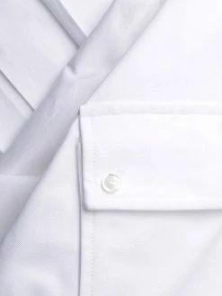 Thom Browne 2-in-1 Norfolk pleated shirtdress