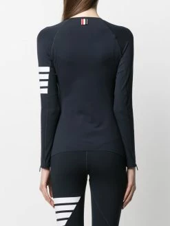 Thom Browne 4-Bar compression long sleeve top