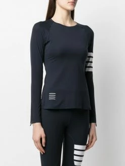 Thom Browne 4-Bar compression long sleeve top