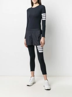 Thom Browne 4-Bar compression long sleeve top