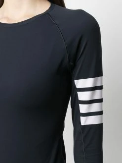 Thom Browne 4-Bar compression long sleeve top