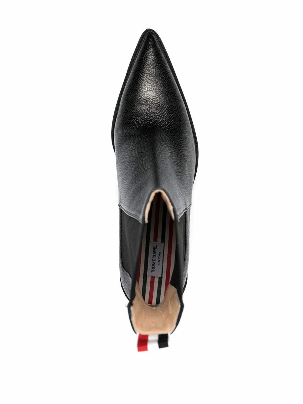 Thom Browne Wing tip chelsea boot with sculpted heel boots of women 4 Thom Browne wing-tip chelsea boot with sculpted heel