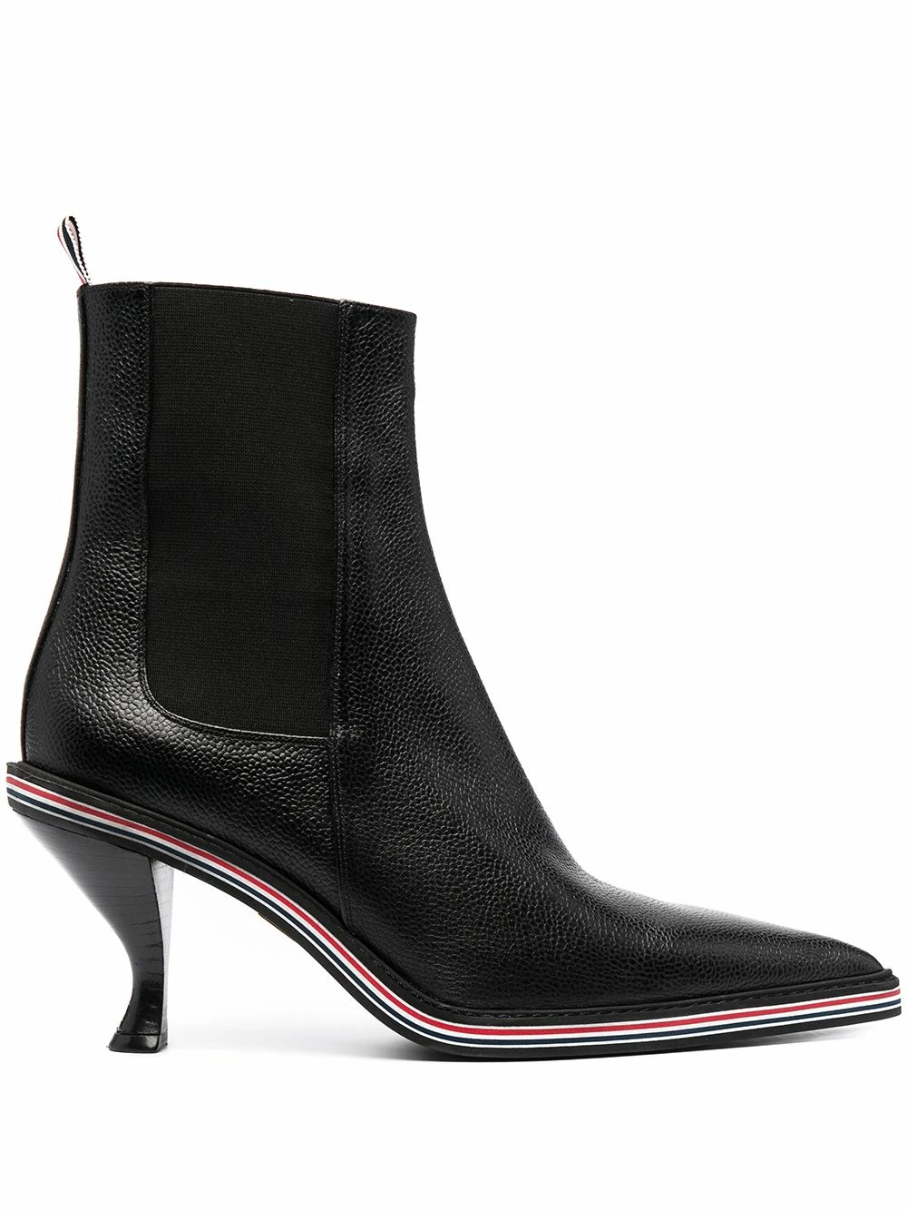 Thom Browne Wing tip chelsea boot with sculpted heel boots of women 1 Thom Browne wing-tip chelsea boot with sculpted heel