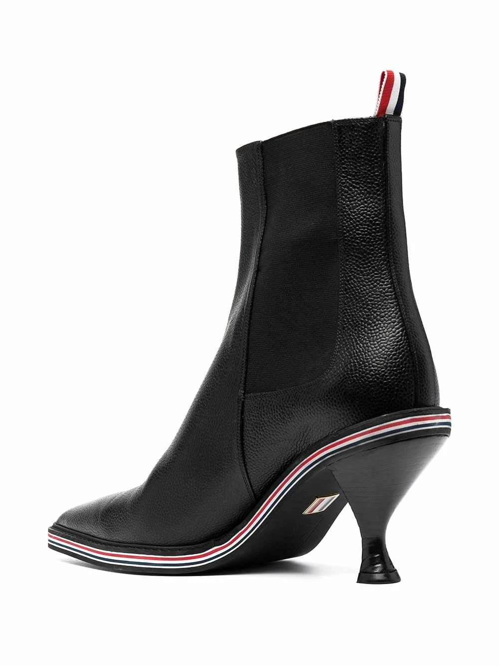 Thom Browne Wing tip chelsea boot with sculpted heel boots of women 3 Thom Browne wing-tip chelsea boot with sculpted heel