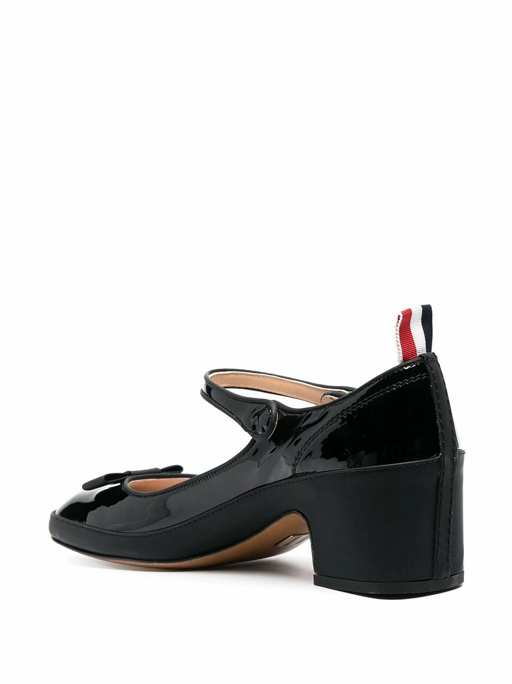 Thom Browne Patent leather mary jane pumps of women 3 Thom Browne patent leather mary jane pumps