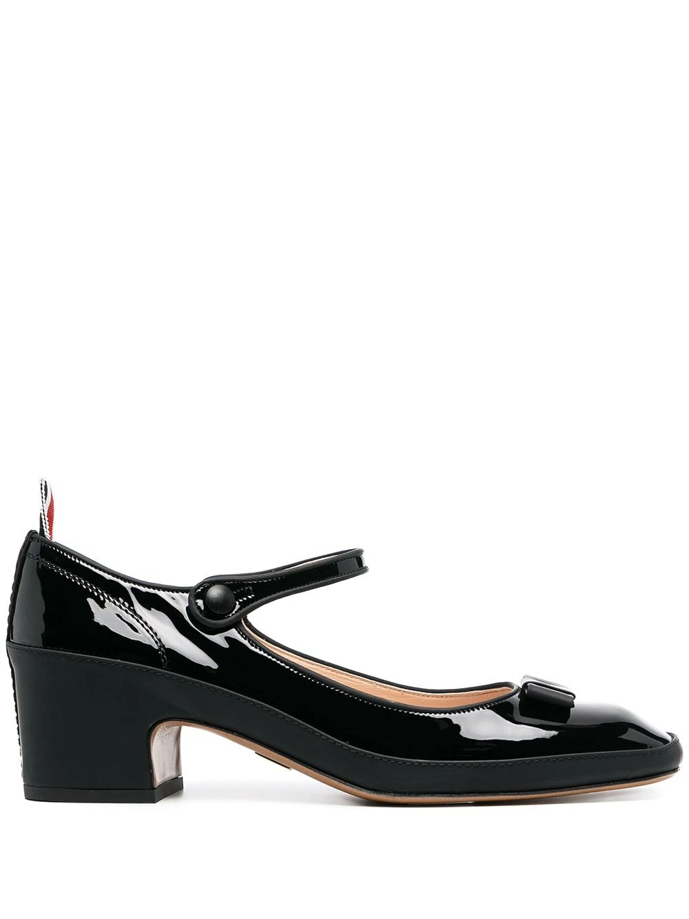 Thom Browne Patent leather mary jane pumps of women 1 Thom Browne patent leather mary jane pumps