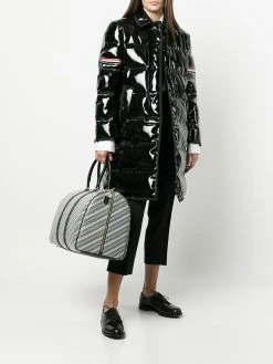 Thom Browne striped zip-around holdall