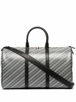 Thom Browne striped zip-around holdall
