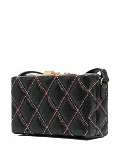 Thom Browne mini Trunk quilted shoulder bag