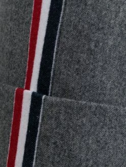 Thom Browne wool-cashmere blend cropped sack trouser