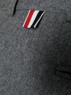 Thom Browne wool-cashmere blend cropped sack trouser