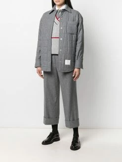 Thom Browne oversized padded shirt jacket