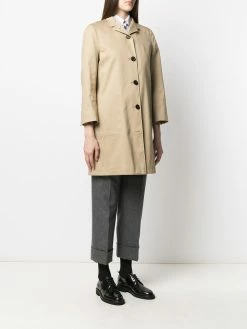 Thom Browne Single breasted midi coat single breasted coats of women 9 Thom Browne single-breasted midi coat