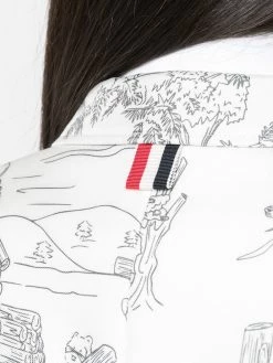 Thom Browne Mix print silk blazer blazers of women 9 Thom Browne mix-print silk blazer