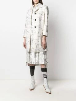 Thom Browne button-down printed shirt