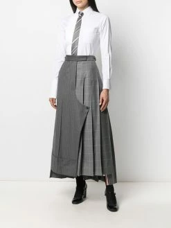 Thom Browne pinstripe pleated sack skirt