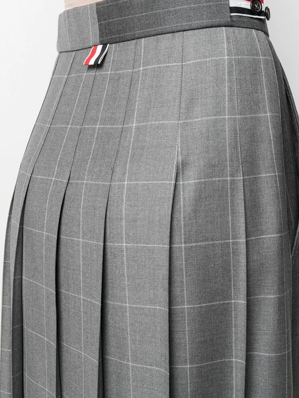 Thom Browne Pinstripe pleated sack skirt full skirts of women 5 Thom Browne pinstripe pleated sack skirt