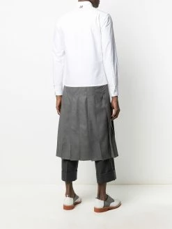 Thom Browne pleated skirt button-down shirt
