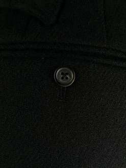 Thom Browne cropped exposed stitching trousers