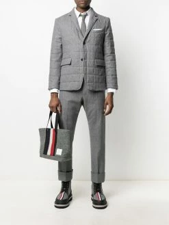 Thom Browne striped felt tote bag
