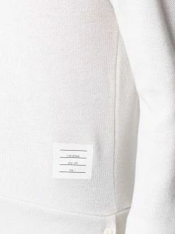 Thom Browne long-sleeved cashmere polo shirt