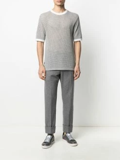 Thom Browne knitted cashmere T-shirt