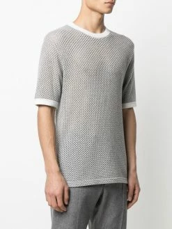 Thom Browne Knitted cashmere T shirt t-shirts of men 7 Thom Browne knitted cashmere T-shirt