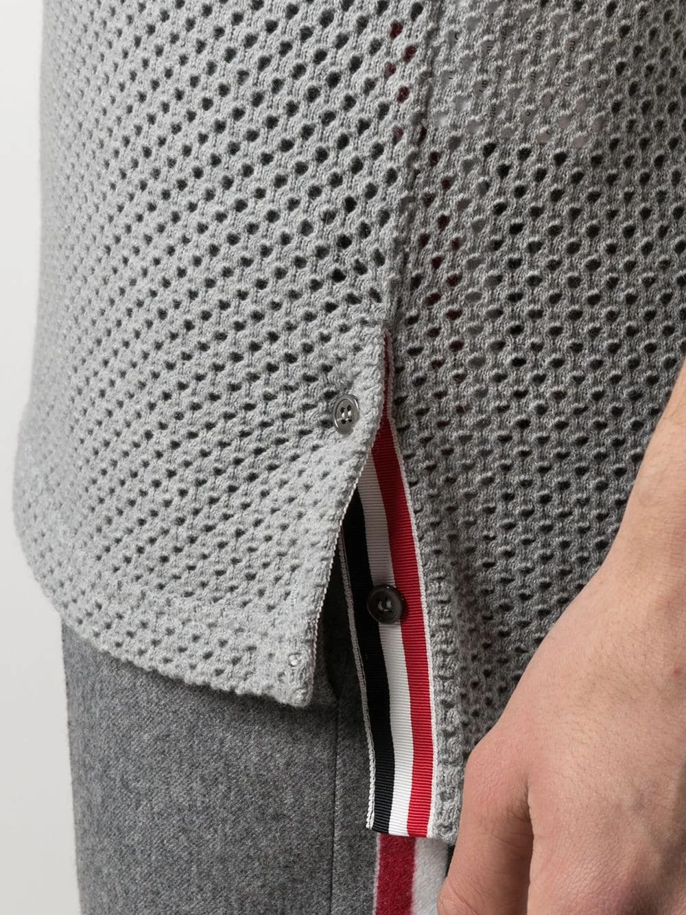 Thom Browne Knitted cashmere T shirt t-shirts of men 5 Thom Browne knitted cashmere T-shirt