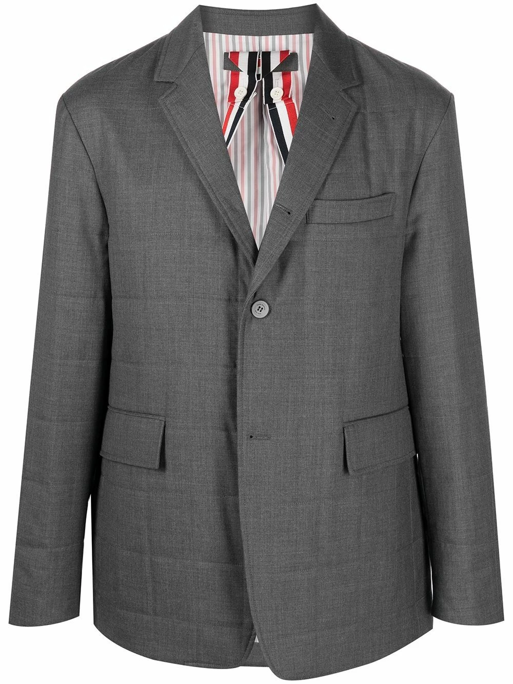 Thom Browne Padded single breasted blazer jacket blazers of men 1 Thom Browne padded single-breasted blazer jacket