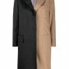 Thom Browne colour-block single-breasted coat