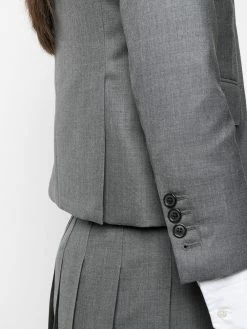Thom Browne notched-lapel single-breasted blazer
