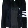 Thom Browne 4-Bar zip-up jacket