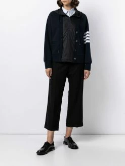 Thom Browne 4-Bar zip-up jacket